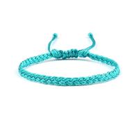 SUBLXPoten Tressé Bracelet Bracelet réglable en fil de cire imperméable
