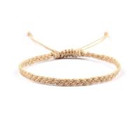 SUBLXPoten Tressé Bracelet Bracelet réglable en fil de cire imperméable