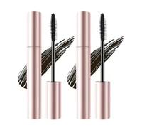 Submarine Mascara, Tubing Mascara Black & Brown for Lash Makeup, Waterproof & Sweatproof, Thick, Long, Curled, Natural, Non-Smudged (Black 2pcs)