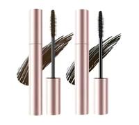Submarine Mascara, Tubing Mascara Black & Brown for Lash Makeup, Waterproof & Sweatproof, Thick, Long, Curled, Natural, Non-Smudged (Black+Brown)