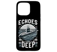 Submariner Citation Echoes in The Deep Stealth U-Boat Submarine Coque pour iPhone 15 Pro Max