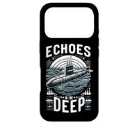 Submariner Citation Echoes in The Deep Stealth U-Boat Submarine Coque pour iPhone 17 Pro