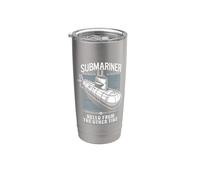 Submariner Citation Hello From The Other Tide U-Boat Submarine Gobelet isotherme en acier inoxydable double paroi