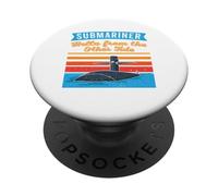 Submariner Citation Hello from The Other Tide U-Boat Submarine PopSockets PopGrip Adhésif