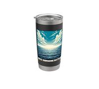 Submariner Epic Nuclear Submarine Battle Warfare Sous-marin sous-marin sous-marin Gobelet isotherme en acier inoxydable double paroi