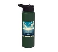 Submariner Epic Nuclear Submarine Battle Warfare Sous-marin sous-marin sous-marin Stainless Steel Insulated Water Bottle