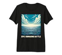 Submariner Epic Nuclear Submarine Battle Warfare sous-Marin sous-Marin sous-Marin T-Shirt Haut de Gamme