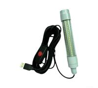 Submersible PC Plastic Fish Lamp 5V 13W Green LED Light(- 126 - Blue light) | USB powered, green LED beam, 198mm length, attracts squid and pour shad, night fishing essential