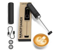 Subminimal Mousse de lait portable au lithium NanoFoamer - Make Premium Microfoamed Lait pour les boissons à café de style barista à la maison.
