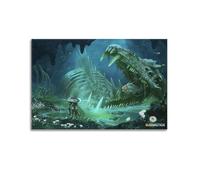 Subnautica 5 Poster sur toile pour décoration murale de salon, chambre à coucher 30 x 45 cm