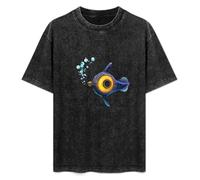 Subnautica Peeper Cotton Tees Discount Short Glory Judo TS Comfortable Mother Day Tees O Neck Black Colour T-Shirt Black L