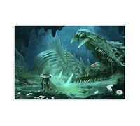 Subnautica Poster sur toile Jeux électroniques (1) - Décoration murale pour salon, chambre à coucher - Style sans cadre - 40 x 60 cm