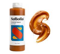 Suboro Sauce Caramel Sel de Mer au beurre & creme neerlandaise - Topping dessert 700 g - Pour glaces, gaufres, crepes, pancakes & cafe