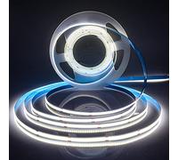 SUBOSI 24V 5M WiFi Dimmable COB Blanc Froid 3000K Flexible Haute Densité LED Bande Lumineuse avec Gradateur et Alimentation,320LEDs/M 1600LEDs 40W LED Bande Lumineuse