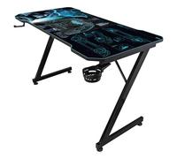 Subsonic - Bureau Gaming Ergonomique Finition Carbone avec Tapis de Souris XXL Batman pour PC Gamer - Licence Officielle