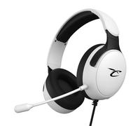 Subsonic - Casque Gaming Astra pour PS5 PS4 PC Xbox - Casque Gamer avec Hauts Parleurs de 40 mm, Micro Inclinable, Réglage du Volume et Bouton Mute Intégrés - Blanc et Noir