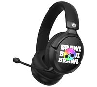 Subsonic - Casque Gaming sans Fil Brawl Stars avec LED et Micro Amovible. Casque Gamer sous Licence Officielle, Compatible Consoles, PC, Tablets et Smartphones - Noir