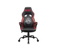 Subsonic Chaise Gaming Ac/Dc Chaise De Bureau, Fauteuil Gamer, Assise À Bascule, Dossier Ergonomique - Noir