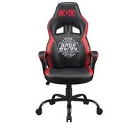 subsonic ? Chaise gaming AC/DC chaise de bureau, fauteuil gamer, assise à bascule, dossier ergonomique - Noir