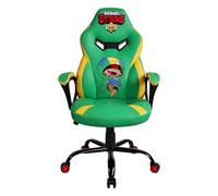 Subsonic - Chaise Gaming, Chaise de Bureau Brawl Stars Leon, Fauteuil Gamer pour Enfant, Assise à Bascule Confortable, Appui-tête et accoudoirs intégrés, Dossier Ergonomique, Hauteur réglable - Vert