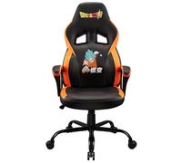 Subsonic - Chaise Gaming ou Chaise de Bureau Dragon Ball Z, Fauteuil Gamer DBZ pour Adolescent ou Adulte, Appui-tête et accoudoirs intégrés, Dossier Ergonomique, réglable - Noir