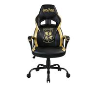 Subsonic - Chaise Gaming Harry Potter Hogwarts - Chaise de Bureau | Licence officielle, Fauteuil Ergonomique, Mousse Haute Densité, Accoudoirs, Hauteur Réglable, fonction Rocking - Noire