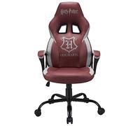 Subsonic - Chaise Gaming Harry Potter Hogwarts - Fauteuil de Bureau Ergonomique avec Mousse Haute Densité, Mécanisme à Bascule et Accoudoirs Confortables - Hauteur Réglable - Bordeaux