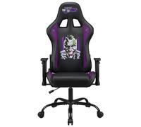 Subsonic - Chaise Gaming Joker - Fauteuil de Bureau Ergonomique avec Mousse Haute Densité, Dossier Inclinable et Accoudoirs 3D Réglables - Hauteur Ajustable - Noire