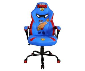 Subsonic - Chaise Gaming Junior Brawl El Primo - Chaise de Bureau | Licence officielle, Ergonomique, Mousse Haute Densité, Accoudoirs, Hauteur Réglable - Pour enfants et adolescents - Bleue