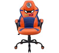 Subsonic Chaise gaming Dragon Ball Enfant/Ado - Ergonomique, mousse haute densité, réglable Orange