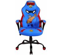 Chaise gaming - SUBSONIC - Chaise Gaming Junior Brawl Stars Bleue - Revêtement PU - Broderie officielle - Ergonomique réglable