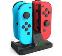 Station de recharge Nintendo Switch Subsonic pour Joy-Cons et Pro Controller Noir G