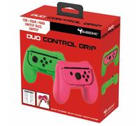 Subsonic - Grips Manette Pour Joy-Cons Nintendo Switch - Pack De 2 Poignées De Confort Pour Joy Cons Vert Et Rose