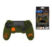 Subsonic - Housse De Protection En Silicone Pour Manette Ps4 - Pack D'accessoires De Customisation Avec Coque Souple Anti-transpirante, Thumb Grips Caps De Précision Pour Joystick Et Sticker - Fps 201
