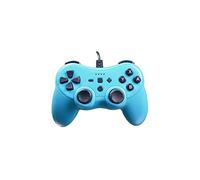 Subsonic - Manette Colorz avec câble ultra long de 3 mètres, vibration et gyroscope - Accessoire pour console Nintendo Switch - Bleu Néon