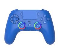 Subsonic - Manette sans Fil pour PS4 / Playstation 4 - Manette Bleue Bluetooth avec LED, Vibrations et Prise pour Casque Gaming - Bleu [playstation_4]