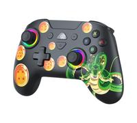 Subsonic - Manette sans Fil Dragon Ball - PC, IOS, Android, Steam - Noire | Licence officielle, Ergonomique, Sans Fil, LED Programmable, Fonction vibration, Compatible IOS, PC, Android, Steam