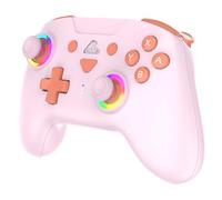 Subsonic - Manette sans Fil LED RGB pour Nintendo Switch 2 - Switch - Rose