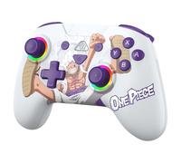 Subsonic - Manette sans Fil One Piece Luffy Gear 5 Switch 2/Switch | Licence officielle, Ergonomique, LED Programmable, Fonction vibration, Gyroscope - Compatible Switch 2 et Switch