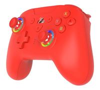 Subsonic - Manette sans Fil pour Switch 2 / Switch - Manette Rouge Bluetooth avec LED, Vibrations et Gyroscope - Rouge
