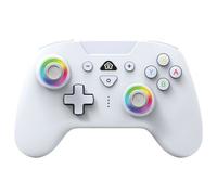 Subsonic - Manette Sans Fil Pour Switch / Switch Oled - Bluetooth Avec Led, Vibrations Et Gyroscope - Blanc