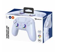 SUBSONIC_MANETTE SS fil PS5 avec led, Blanche