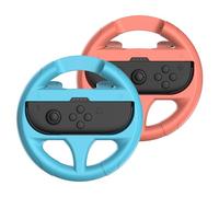 Subsonic - Pack de 2 volants pour JoyCons Nintendo Switch et Switch 2 - Compatible avec Joy-con Switch et Switch 2 - Bleu et Rouge