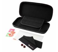Subsonic - Subsonic Pack d accessoires Nintendo Switch 2 Kit 5 en 1 avec sacoche, protection d écran en verre trempé pour Switch 2, grips pour joysticks, kit de nettoyage, lingette microfibre