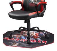 Subsonic - Tapis de Sol Gamer Iron Maiden Noir | Licence Officielle. Tapis de protection de Sol et Parquet pour Chambre Gamer et Tapis de Chaise de Bureau - Facile à Nettoyer