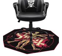 Subsonic - Tapis de Sol Gaming Ghost 100x100 cm - Antidérapant pour Chaise de Bureau - Tapis de Protection de Sol et Parquet pour Chambre Gamer - Facile à Nettoyer - Noir