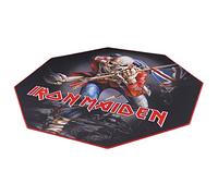 Subsonic - Tapis de Sol Gaming Iron Maiden 100x100 cm - Antidérapant pour Chaise de Bureau - Tapis de Protection de Sol et Parquet pour Chambre Gamer - Facile à Nettoyer - Noir