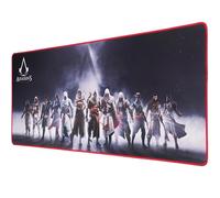 Subsonic Tapis de Souris XXL Assassin s Creed | Licence Officielle, Tapis de Bureau avec Surface Lisse Optimisée pour Capteurs de Souris, Base Antidérapante et Bords Cousus
