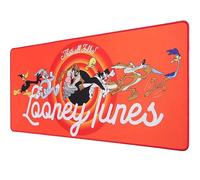 Subsonic Tapis de Souris XXL Looney Tunes | Licence Officielle, Tapis de Bureau avec Surface Lisse Optimisée pour Capteurs de Souris, Base Antidérapante et Bords Cousus
