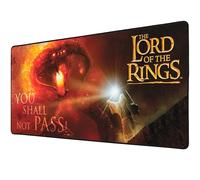 Subsonic - Tapis de souris XXL Le seigneur des Anneaux 90x40 cm - Tapis Bureau avec base antidérapante, Tapis gamer sous-main - Licence officielle Warner Bros